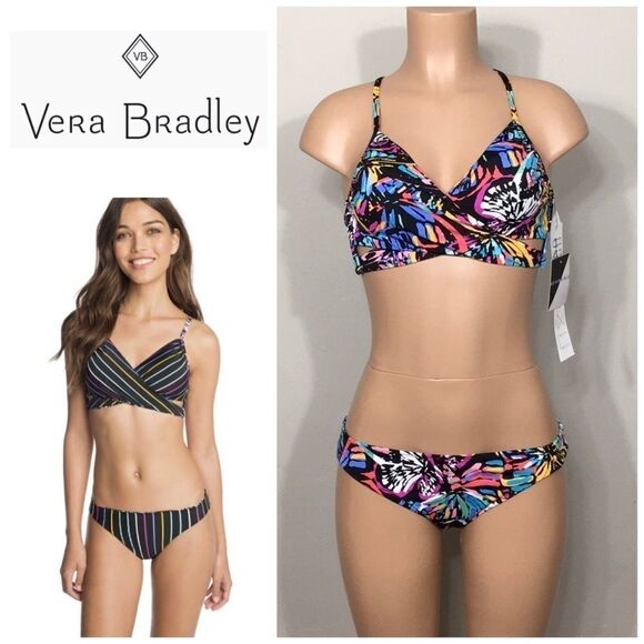 Vera Bradley butterfly reversible bikini. NWT - Picture 1 of 12